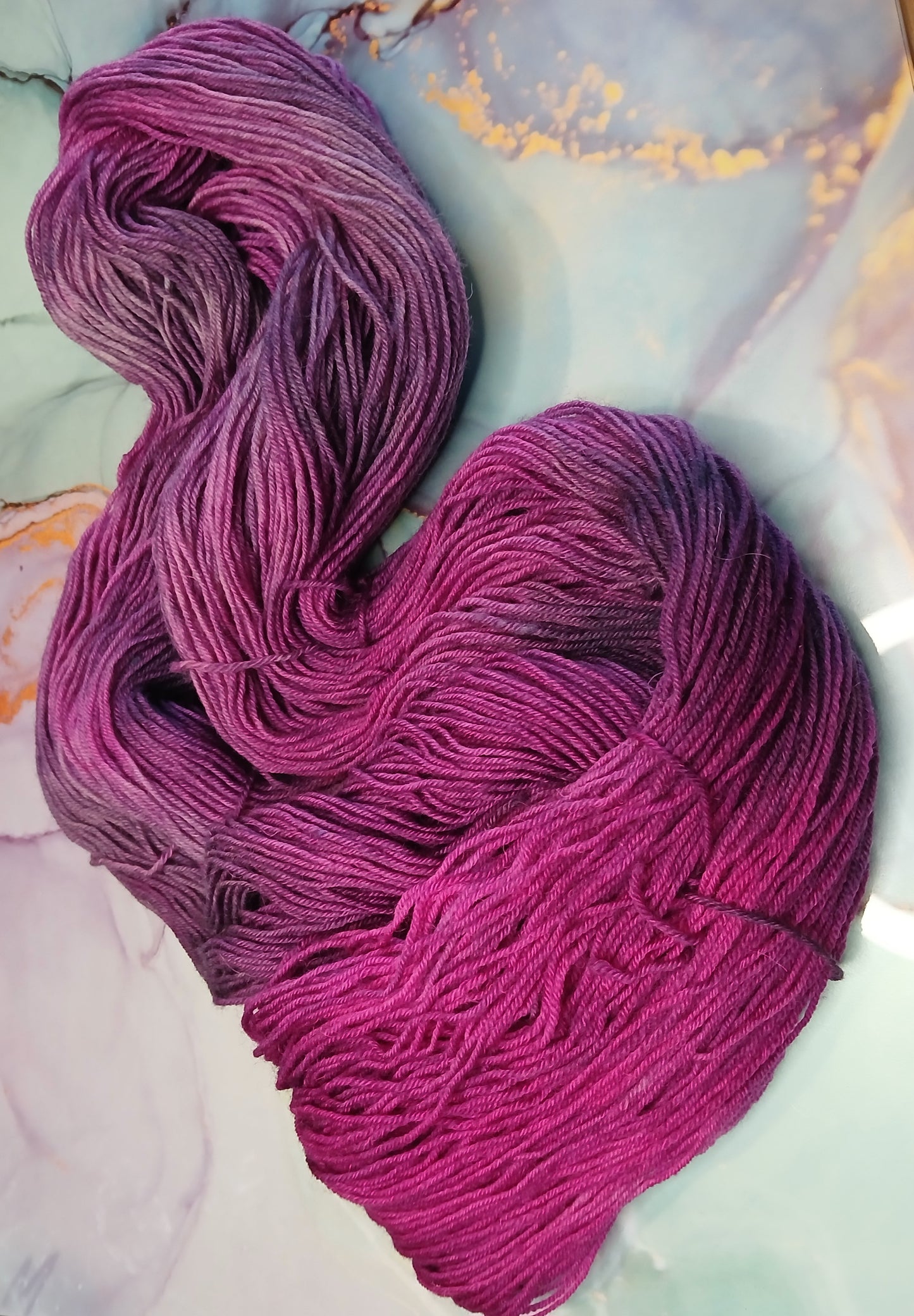 Berry Bliss - Hand Dyed BFL 4ply Yarn