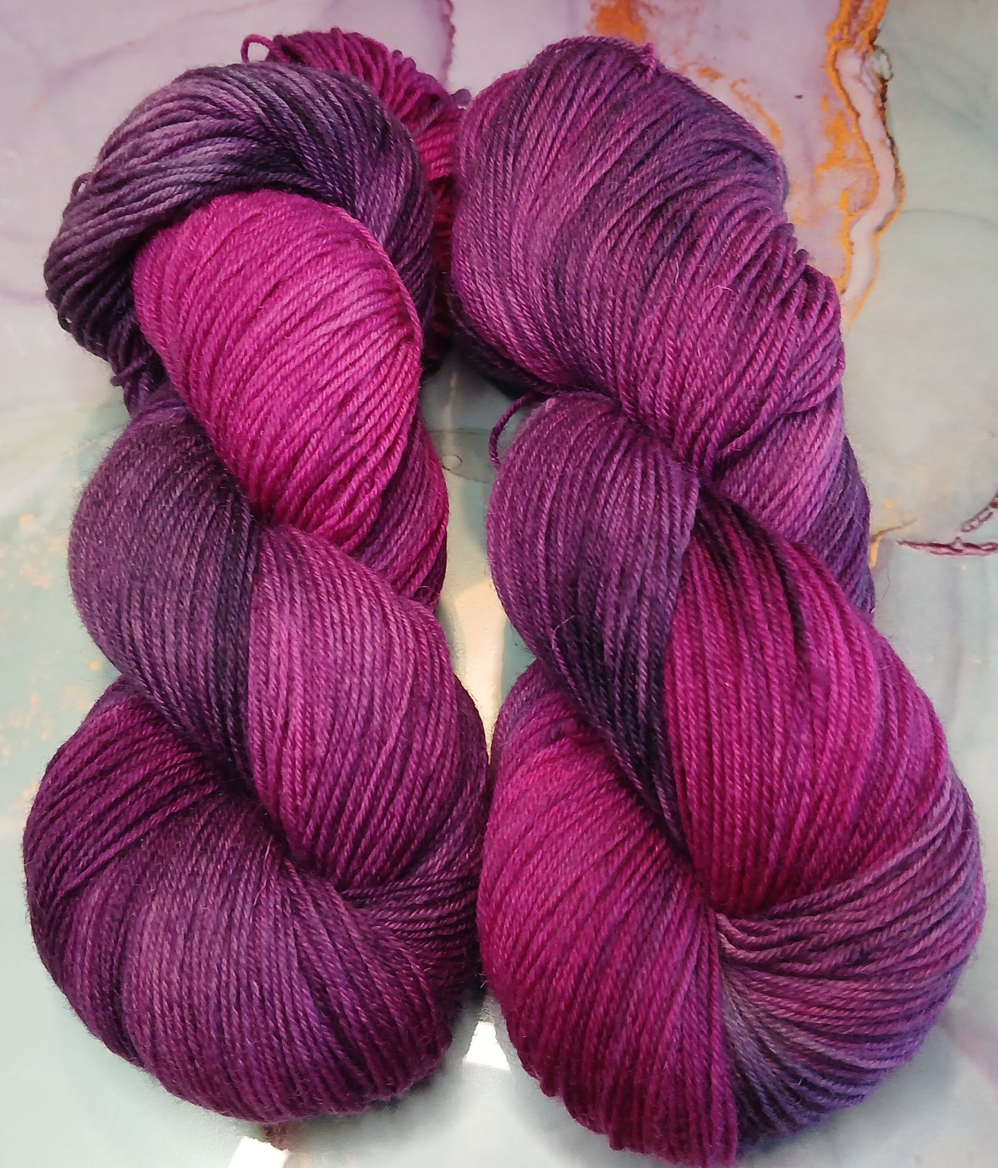 Berry Bliss - Hand Dyed BFL 4ply Yarn